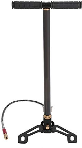 Bomba de mano, pistola de bomba de mano, bomba de aire manual de 3 etapas, bomba de alta presión 4500PSI 3 etapas Cuerpo de acero de tungsteno para Pcp Pistola de aire Barco Neumático Ball