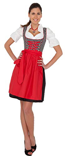 Yummy Bee Oktoberfest Outfit Women Dirndl Dress Beer Maid Costume Bavarian UK 8-22 (14-16)