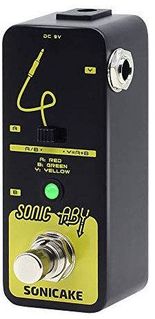 SONICAKE Sonic ABY Pedal Line Selector AB Switch Mini Guitar Effects Pedal True Bypass