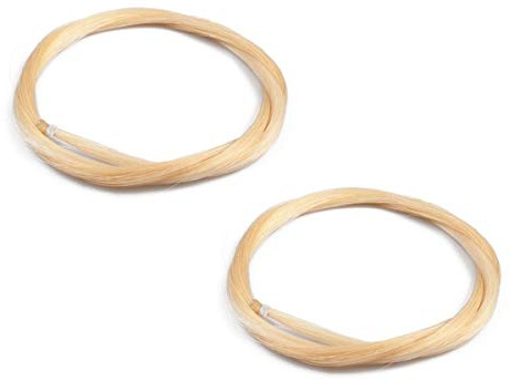 Jiayouy 81,3 cm Naturweiß Violine Bogen Haar Mongolei Pferdehaar Professionelle Violine Fiddle Musik Instrument Zubehör 2 Hanks