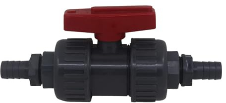 Kugelhahn absperrventil pool kugelventil pvc kugelhahn innengewinde schlauchanschluss 12 16 25 32 40 50mm absperrhahn