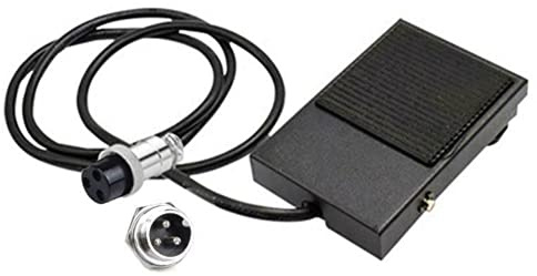 SPORTARC Schweißer-Fußpedal, Handmetall-Fußpedalschalter, 3-poliger Stecker, Punktschweiß-Tig-Taschenlampe für WIG-Schweißmaschinen, Power-Fußplatten-Steuergeräte