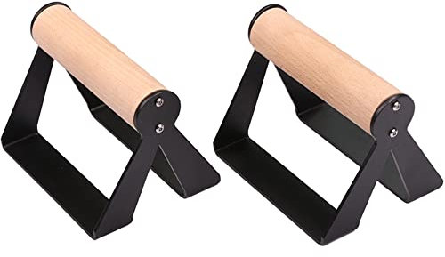 XININ 2 stücke Holz Push UPS Stände Fitness Push Up Griffe für Boden Doppel Parallelstange Fitnessstudio Home Bauch Bauchmuskeln Muskel Trainingsbarren