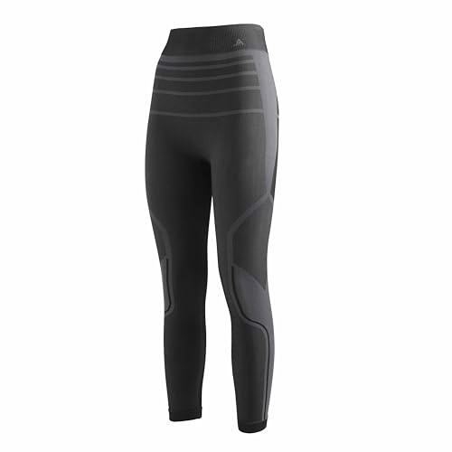 Risalti Pantaloni Termici Uomo Donna Extreme Unisex - Leggins Termici Donna Invernali, Abbigliamento Termico Uomo - Tecnico Traspirante, Elasticizzato Senza Cuciture - Made in Italy
