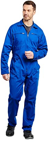 Combinaison de Travail Bleu de Travail Homme Cote de Travail Poly Coton Bleu Bugatti T4