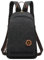 DEEVORCA Vintage Moda Mochila Mujer Casual Antirrobo Bolso De Pecho Lienzo Bolso De Hombro Viaje Trabajo Compras Escuela Bolsa De Mensajero Bolso Cruzado Multifuncional Mochila Negro