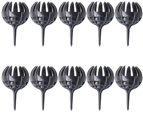 Sanfly Panier D'engrais À Bonsaï 10pcs, Paniers D'engrais À Bonsaï Portables avec Un Outil De Jardin en Plastique Réutilisable De Pointe pour Une Plante De Fleurs