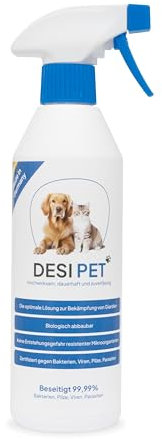 Generisch Neu! DESI PET Giardien Desinfektionsmittel 500ml - Hund & Katze Giardien Desinfektionsspray (500)