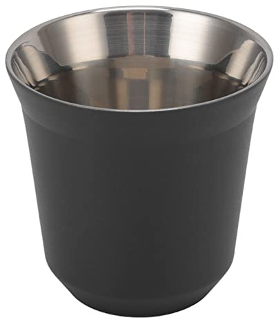 aqxreight Tazza Termica per Tazza da caffè Isolata a Doppia Parete in Acciaio Inossidabile per Campeggio Domestico (80 ml)