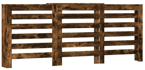 vidaXL Heizkörperverkleidung Räuchereiche 205x21,5x83,5 cm