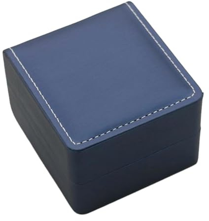 LCSVCCXA Scatola Portagioie per Orologio Singolo, Custodia Da Viaggio per Orologio, Scatola Portagioie Da Uomo di, Organizer per Gioielli, Blu