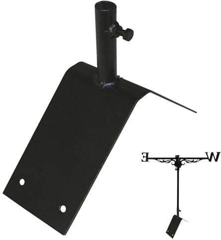 Support de toit pour girouette, support de toit en métal pour girouette,Support de toit résistant aux intempéries pour girouette | Support métallique robuste pour montage de girouette, pour indicateur