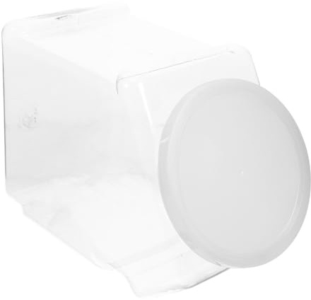 HAWILLOSCH Barattolo Di Caramelle Con Coperchio Inclinato 2400 Ml in Plastica Riutilizzabile Resistente Antigoccia Contenitore Per Conserve Biscotti Dolci Marmellata Per Buffet e Cucina