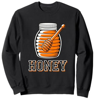 Pot à miel sucré avec cuillère Sweatshirt