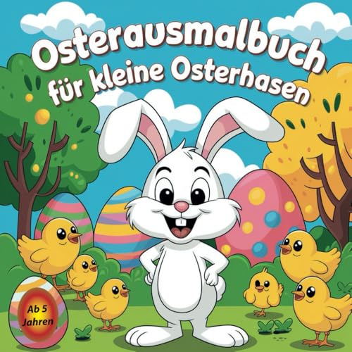 Osterausmalbuch für kleine Osterhasen
