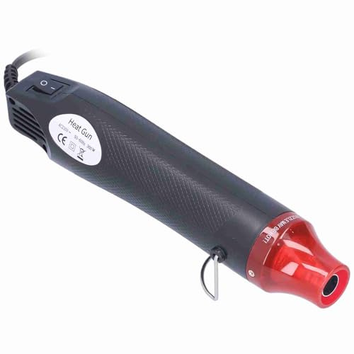 Kompakte Mini-Heißluftpistole, Einstellbare Temperaturregelung, Schnelles Erwärmen, Gut für Verschiedene Projekte, Eingebauter Stand, Ideale Geschenkauswahl (EU-Stecker 230V)