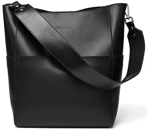 BOSTANTEN Leder Damen Handtasche Schultertasche Designer Umhängetasche Tasche Groß