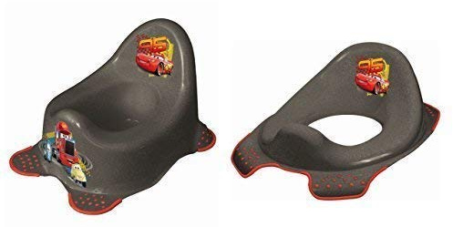 Disney Cars metallic Kindertopf + WC Aufsatz
