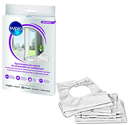 Wpro ASK007 Kit d'étanchéité d'air pour climatiseur - Kit de joints pour fenêtres ou portes lors de l'utilisation de climatiseurs mobiles