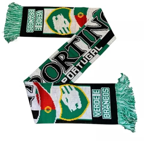 Lissabon Sporting Club Portugal Fan Schal - Fußball Jaquard Schal Sporting
