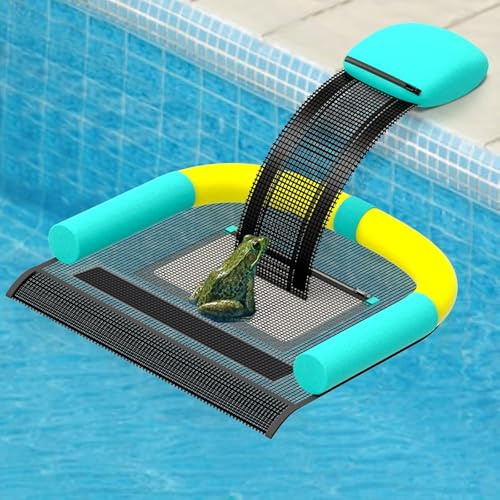 Poolvio Tierrettende Fluchtrampe für Pool, Retten Sie Tiere im Schwimmbadgerät handlich, Poolzubehör in schwimmender Rampe rettet Frösche, Kröten, Tiermäuse, Vögel