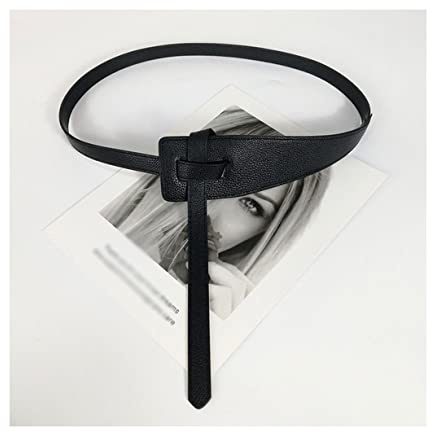 NOBRIM Cinture Larghe da Donna Cintura Lunga Cappotto Corsetto Fasce da Smoking Cintura Marrone da Donna in Morbida Pelle Sintetica con Nodo di qualità