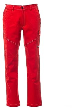 Siry Work Pantaloni da Lavoro Uomo/Donna Multistagione in Cotone Art. Worker (Rosso, XL)