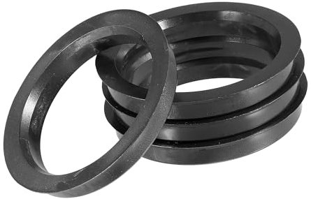 A ABSOPRO Anelli Centratori Universali per Cerchi Auto 72.6mm a 60.1mm Nero (Set di 4)