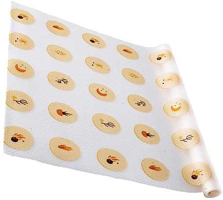 GREENADSCAPE 1roll Non-adhesive Shelf Liner Cuttable Kitchen Drawer and Cabinet Mat Refrigerator Liner for Organizing Cupboards and Shelves Easy to Clean