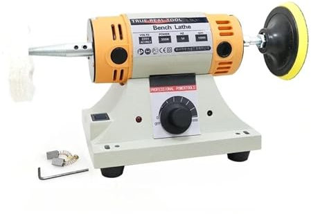 NGBFF Rock Tumbler Kit, Petit broyeur de Table Multifonctionnel, Travail du Bois à la Cire de Miel de Jade, Machine à polir et à découper, Outil de meulage électrique,Outils de Bricolage(D)