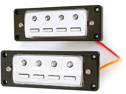 2 stücke Bass Gitarre Pickups Humbucker 4 String Bridge Pickup und Neck Set Gitarren Tonabnehmer Set