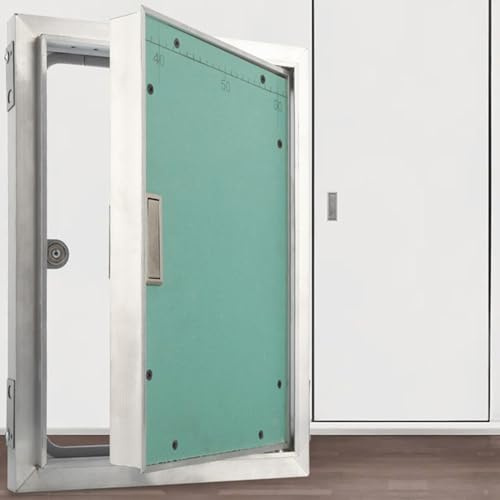 Access Panel for Drywall, Aluminum Alloy Drywall Panel Cover, Reinforced Wall Access Door, Alarm Wall Inspection Hatch for Attic Hospitals Schools Hotels(60 * 120cm/23.6 * 47.2in)
