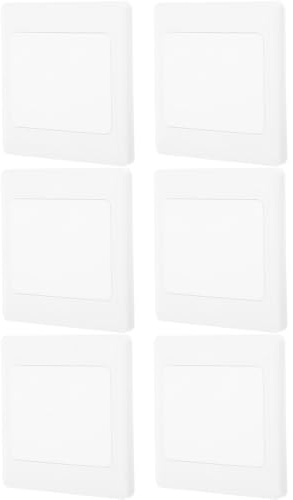 MAGICLULU Placa de Pared Tapa de Enchufe 6 Piezas para Protección Antipolvo y Cableado en Aulas y Espacios Domésticos Color