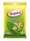 Respiral Pastilles au Citron pour la Gorge et l'Haleine Fraîche, Format Familial, Pack de 2 Paquets de 350g
