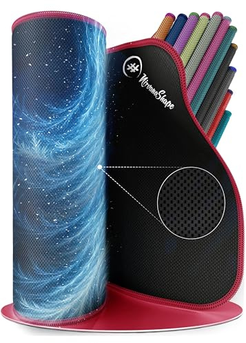 NirvanaShape 1x Kühlendes Handtuch - Mikrofaser Kühltuch als Sporthandtuch für Fitness, Yoga, Sport, Golf - Ice Towel Handtuch mit Kühlfunktion