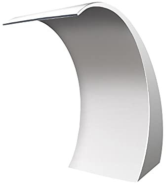 hzexun Fontaine de la Piscine Acier Inoxydable 304 Piscine Cascade Fontaine Entrée d'eau Inférieure Décor de Jardin