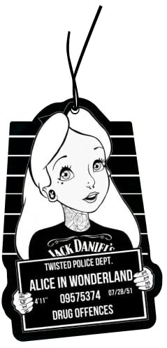 Bad Alice im Wunderland Duftbaum Auto Lustig, Duftspender, Tuning, Car Air Freshener, Duftanhänger Set