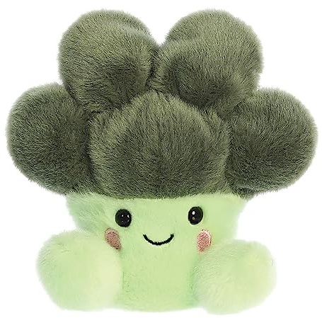 Aurora, 33790, Palmpals Luigi broccoli, plyschdjur, grön, 13 cm