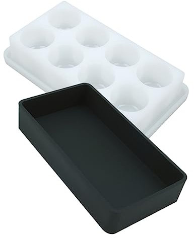 Toyvian 1 Satz Palettenbox Uv-harz Epoxidwerkzeuge Zur Schmuckherstellung Aufbewahrungsbox Silikon Mischbecher Harz Epoxid-mischbox Maltablett Selber Machen Glasur Kieselgel Mischen