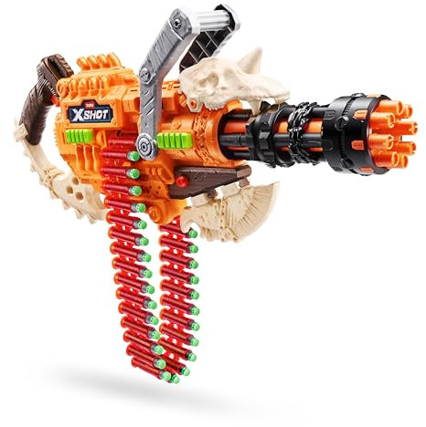 XSHOT Insanity HorrorFire Dread Hammer by Zuru with 48 Darts, Air Pocket Technology Darts and Dart Storage, Outdoor Toy for Boys and Girls, Teens and Adults