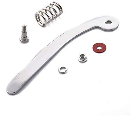 RuiJOTWAT Tremolo Vibrato Bridge Saitenhalter Teile Kurbel Griff Schraube für Gibson Bigsby Gitarre Silber