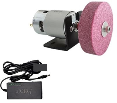 Esmeriladora de Banco, Máquina de rueda de molienda, afilador de bordes, esmeril eléctrico Baneach, amoladora de banco, pulidora, joyería de Jade Diy, banco Dental, herramientas de lijado, para moler