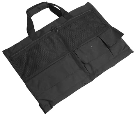 Aramox Étui de Transport pour écran LCD 24 Pouces, Sac de Rangement de Protection de Voyage avec Tissu Oxford 600D Multi-poches pour Affichage des Câbles de Clavier, Utilisation au Bureau en Extérieur