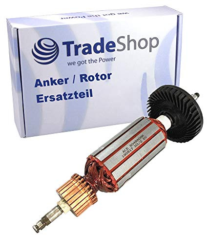 Rotore di ricambio per smerigliatrice angolare Makita serie 9565 (C, CV, PVC, PC, CR, CRV, CVR, PCV – sostituisce 515228-2 per sostituzione/con ventola