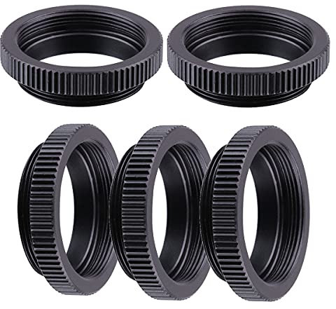 5pcs 5 millimetri C-CS C-Mount obiettivo fotocamera adattatore anello C a CS tubo di estensione per telecamere di sicurezza CCTV