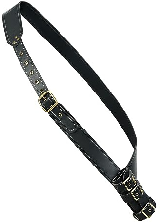 BLESSUME Portaspada Cintura per Cosplay Larp Medievale (Nero 15)