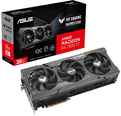 ASUS TUF Gaming Radeon™ RX 7900 XT OC Edition 20GB GDDR6 Graphics Card (PCIe 4.0, 20GB GDDR6, HDMI 2.1a, DisplayPort 2.1)