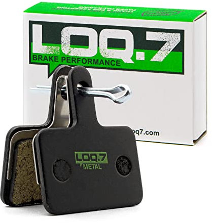 LOQ.7 Fahrrad Bremsbeläge semi-metallisch kompatibel mit Shimano Deore, Acera, Altus, Alivio, LX