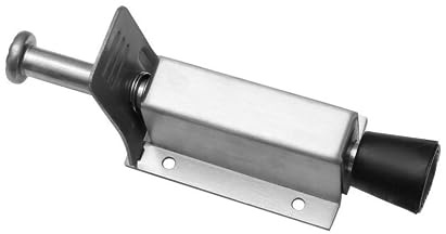Edelstahl Türstopper Türfeststeller Bodentürstopper Bodentürpuffer mit Fußbedienung Türhalter 140mm