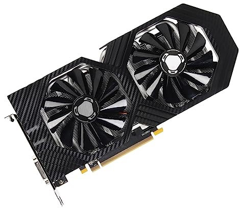 Jectse Scheda Grafica RX590 da 8 GB GDDR5 a 256 Bit Ad Alte Prestazioni, 2304 CUDA, Frequenza 1460 MHz, Frequenza Memoria Video 8000 MHz, PCI Express 3.0 X16, 4 Uscite